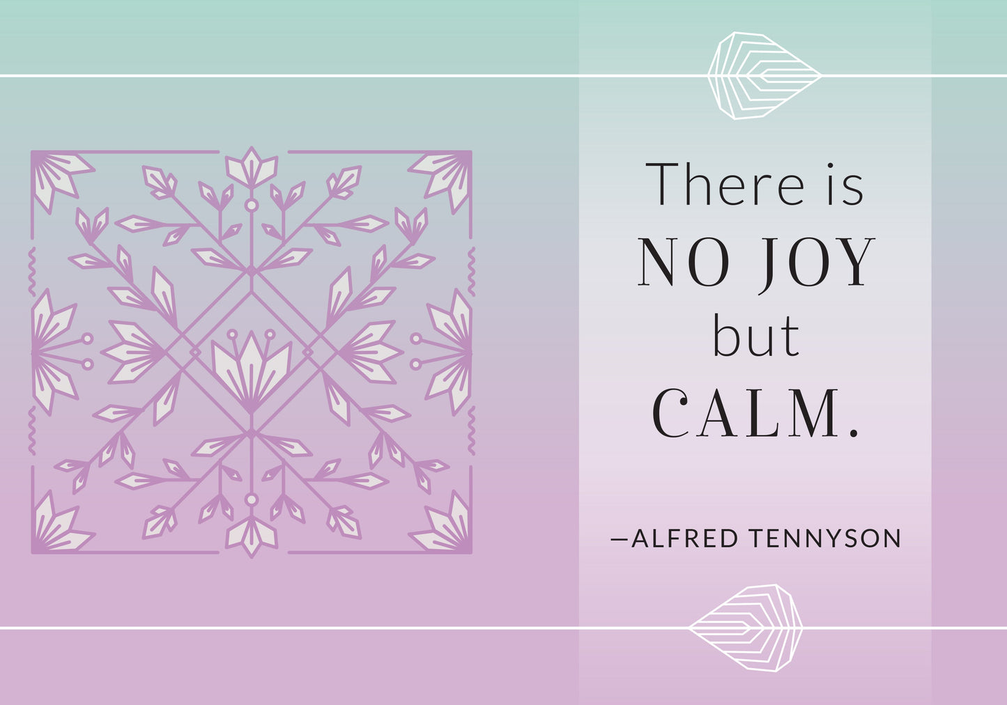 Calm Hardcover Book