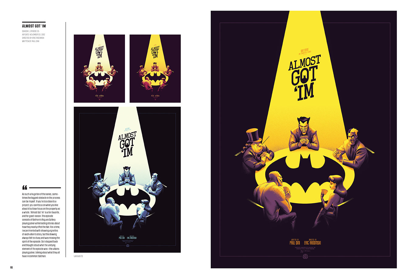 Batman: The Animated Series Hardcover Book