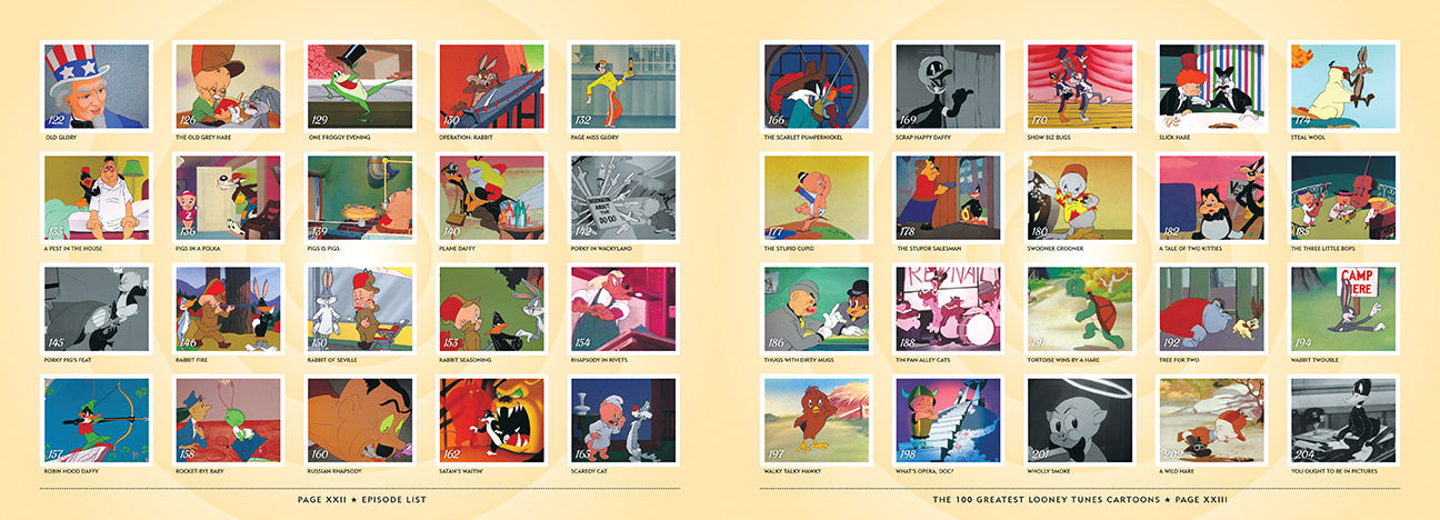 The 100 Greatest Looney Tunes Cartoons Hardcover Book