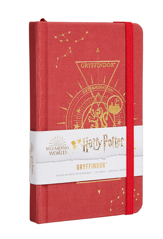 Harry Potter: Gryffindor Constellation Ruled Pocket Journal Hardcover Book
