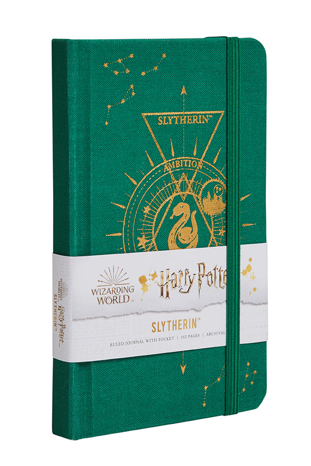 Harry Potter: Slytherin Constellation Ruled Pocket Journal Hardcover Book