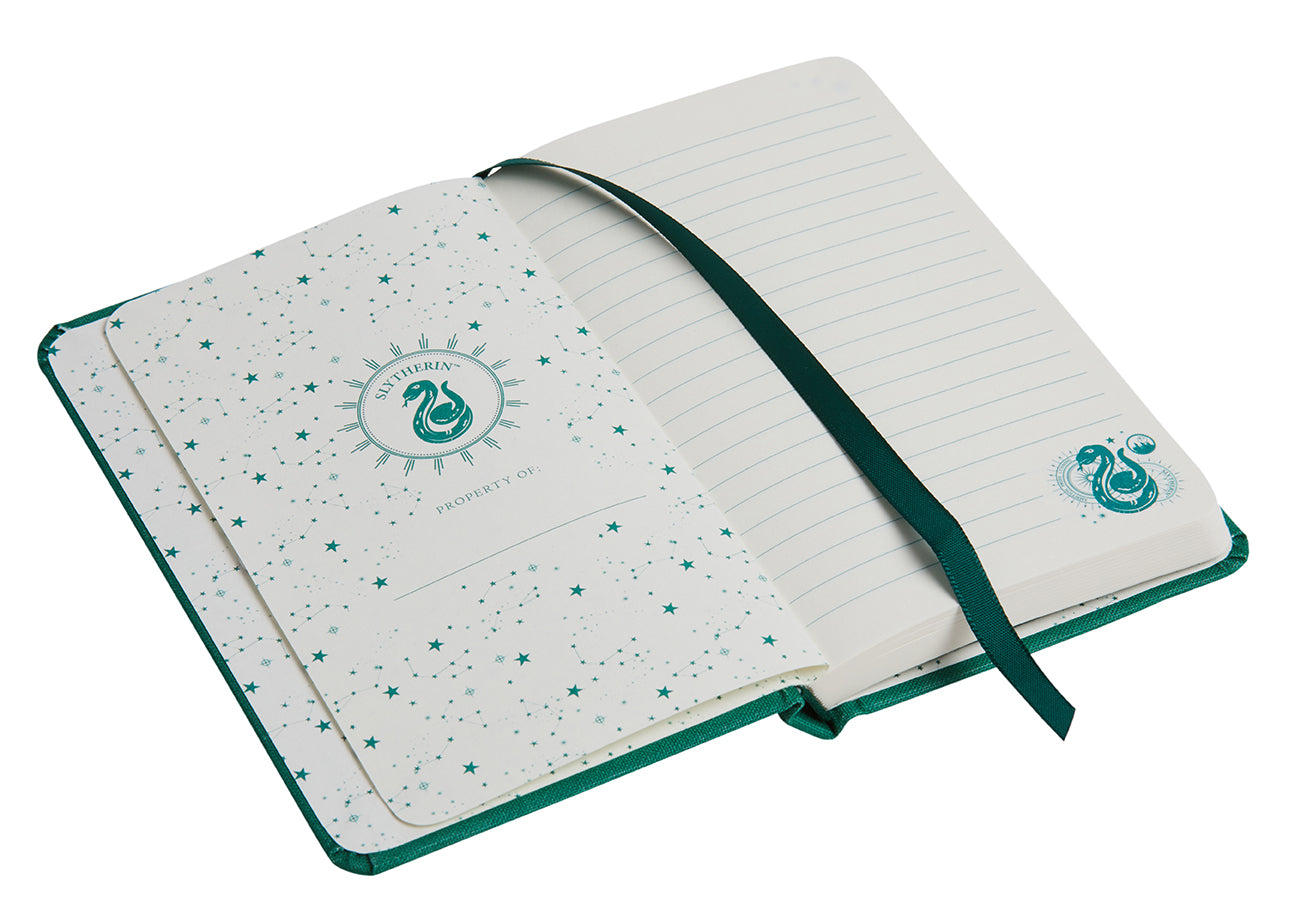 Harry Potter: Slytherin Constellation Ruled Pocket Journal Hardcover Book