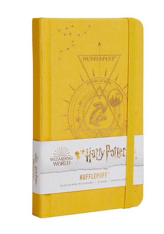 Harry Potter: Hufflepuff Constellation Ruled Pocket Journal Hardcover Book