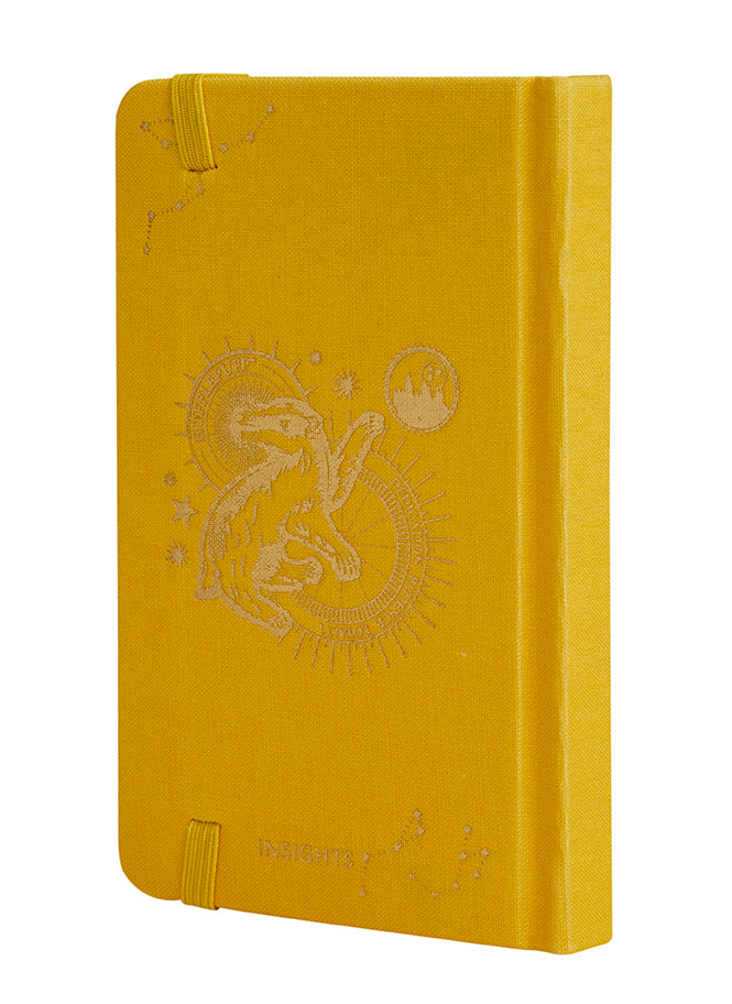 Harry Potter: Hufflepuff Constellation Ruled Pocket Journal Hardcover Book