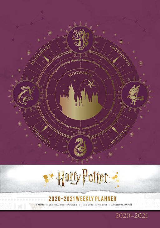 Harry Potter 2020-2021 Weekly Planner Hardcover Book
