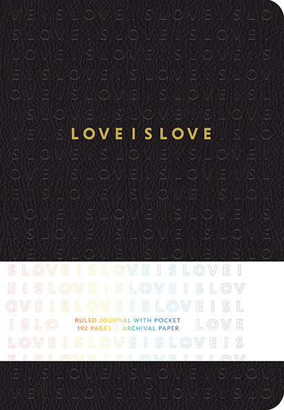 Love is Love Hardcover Ruled Journal Hardcover Book
