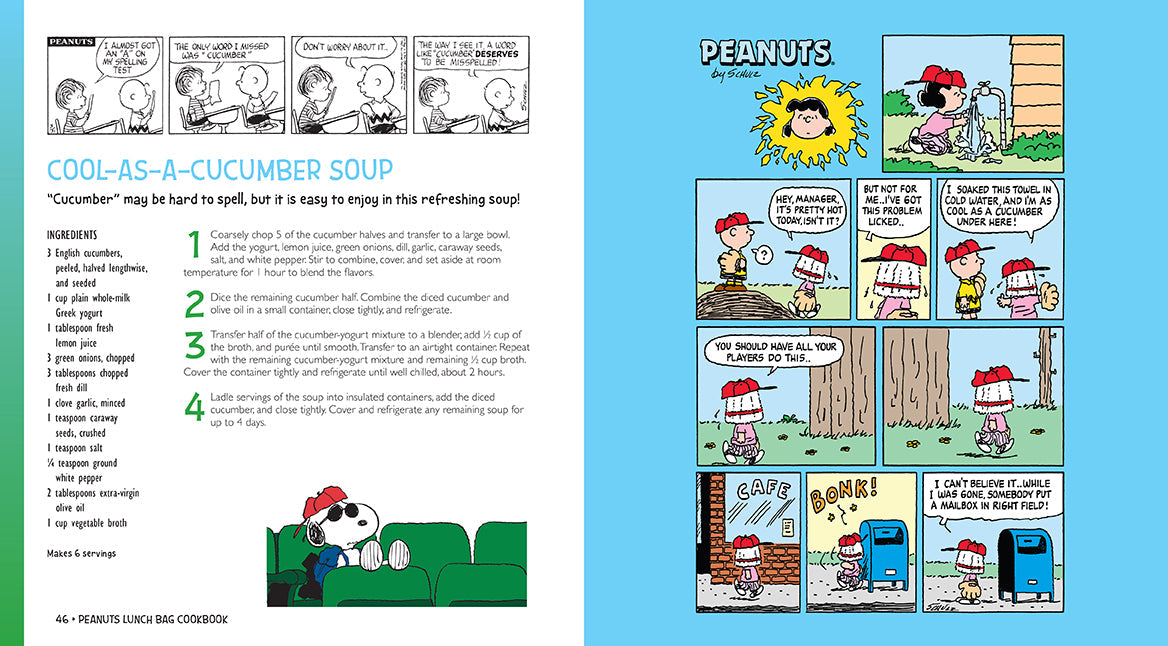 Peanuts Lunch Bag CookHardcover Book