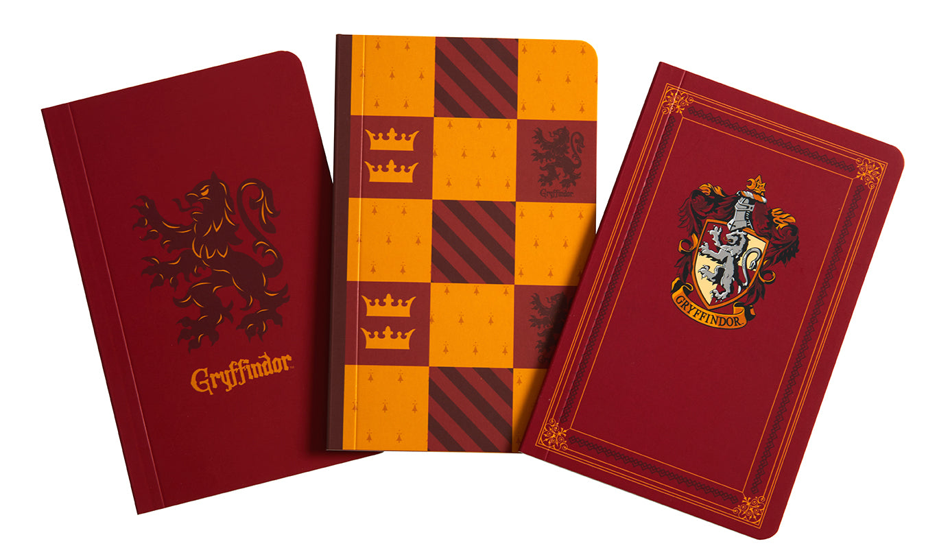 Harry Potter: Gryffindor Pocket Notebook Collection (Set of 3) Softcover Book