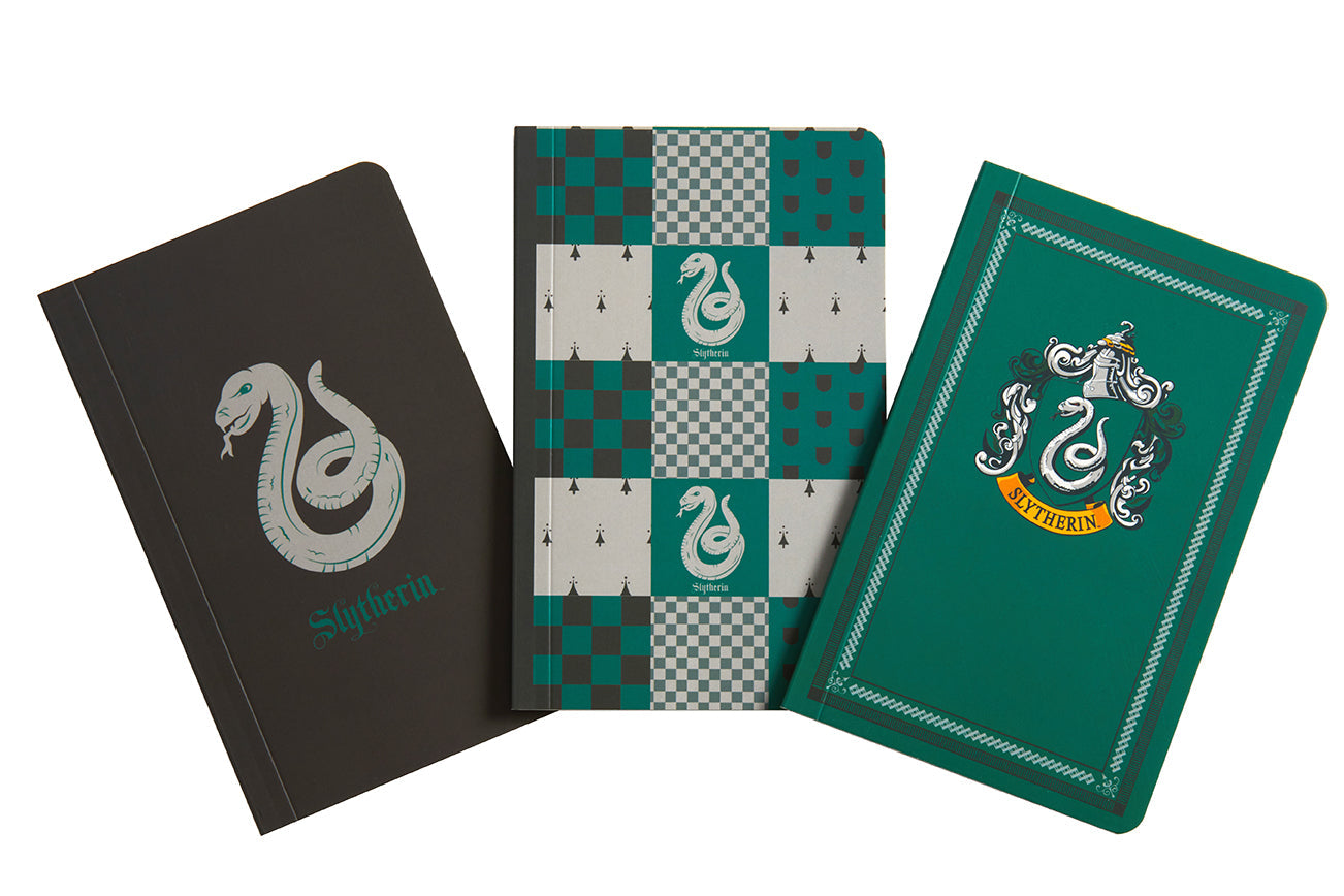 Harry Potter: Slytherin Pocket Notebook Collection (Set of 3) Softcover Book