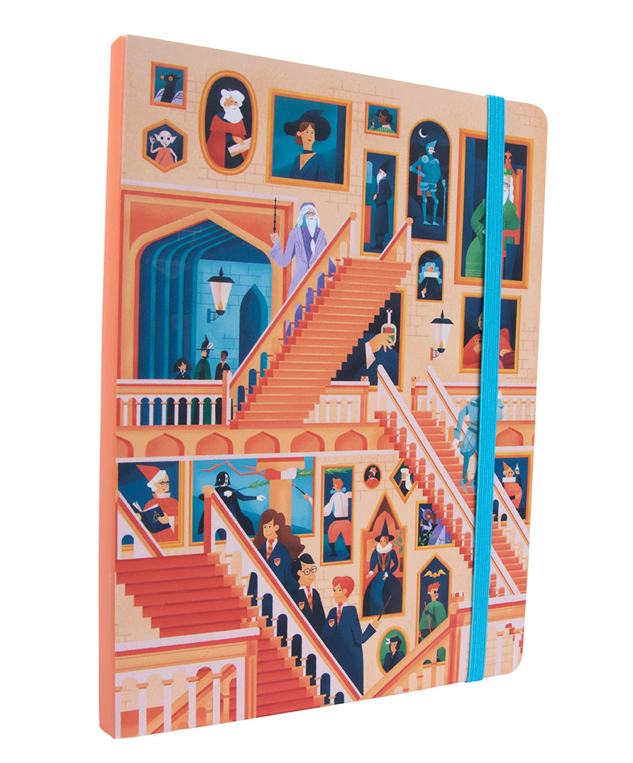 Harry Potter: Exploring Hogwarts The Grand Staircase Notebook Softcover Book