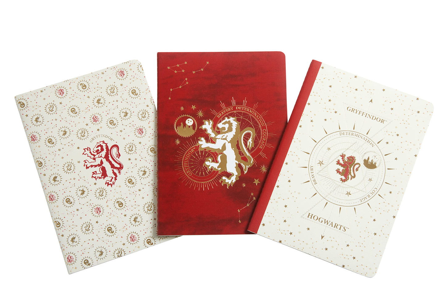 Harry Potter: Gryffindor Constellation Sewn Notebook Collection (Set of 3) Softcover Book
