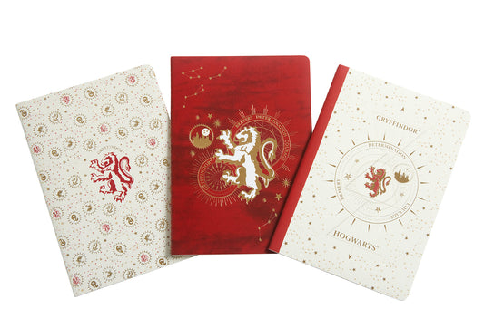 Harry Potter: Gryffindor Constellation Sewn Notebook Collection (Set of 3) Softcover Book