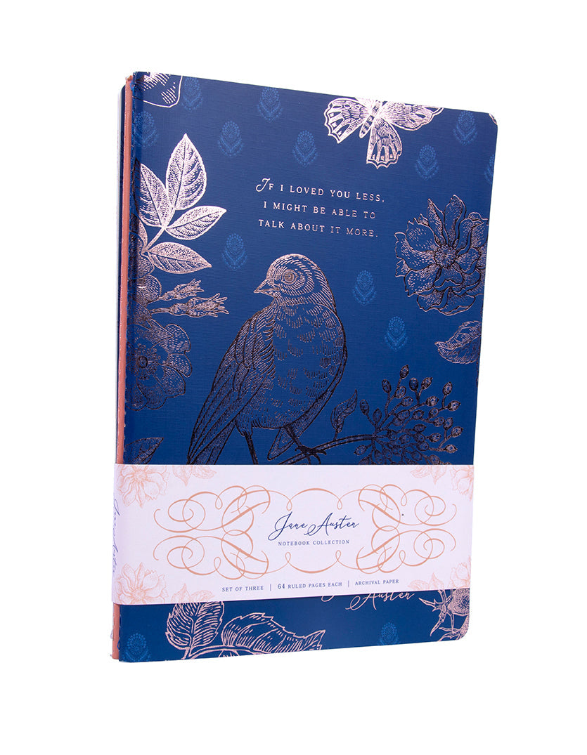 Jane Austen Sewn Notebook Collection (Set of 3) Softcover Book
