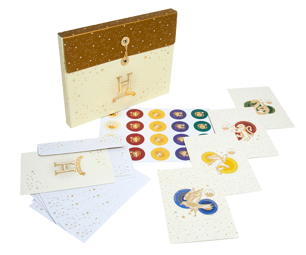 Harry Potter: Hogwarts Constellation Card Portfolio Set (Set of 20 Cards) Softcover Book