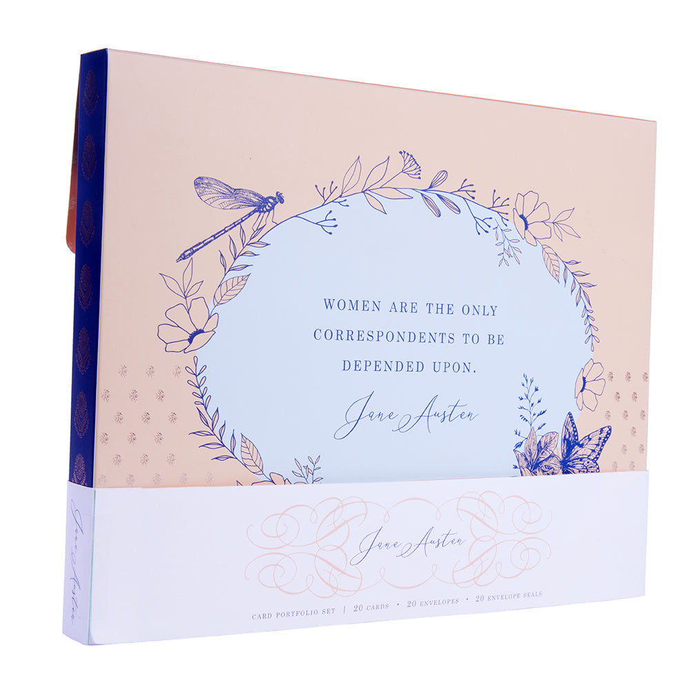 Jane Austen Card Portfolio Set (Set of 20 Cards) Softcover Book