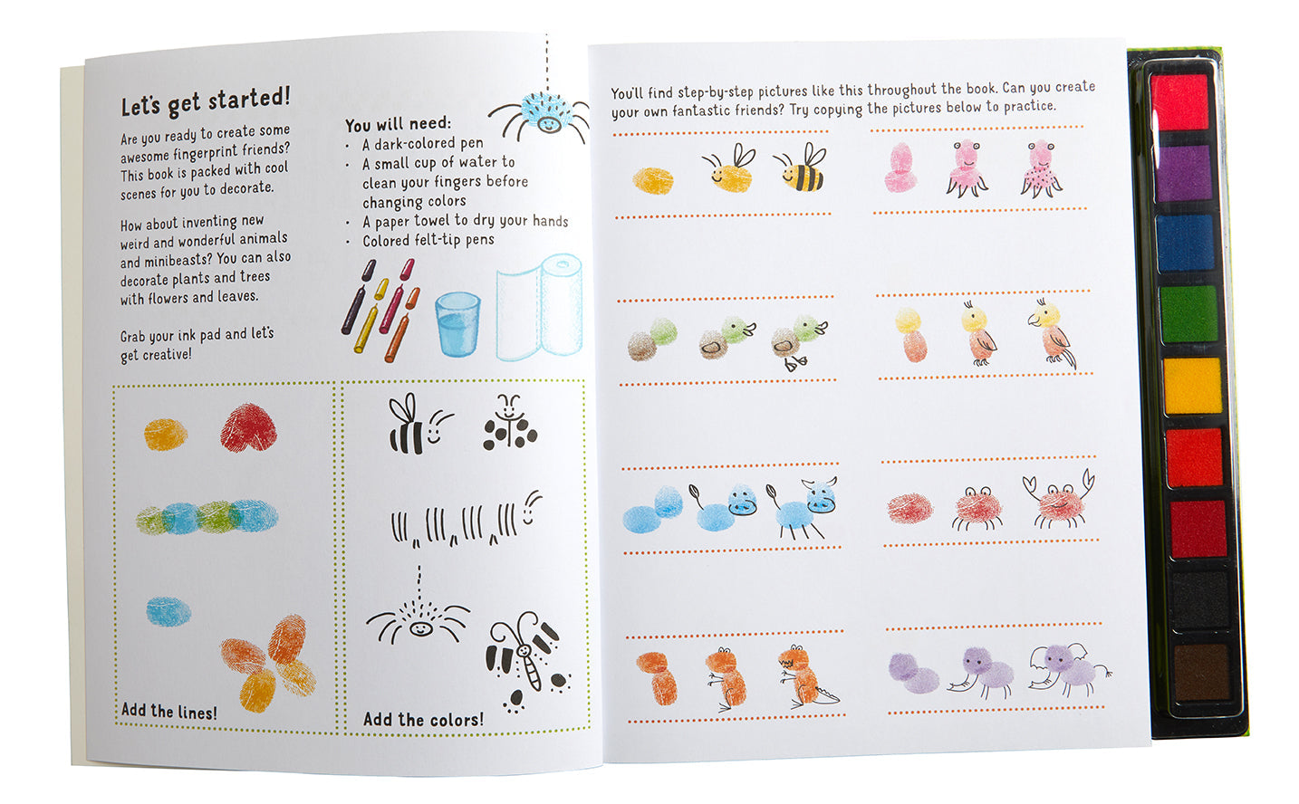 Fingerprint Friends Softcover Book