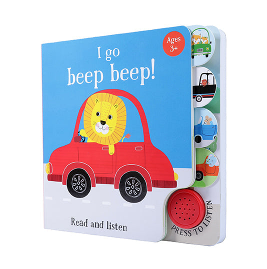 I Go...Beep Beep (Sound Book) Hardcover Book