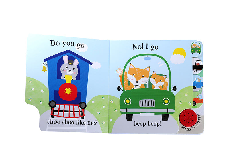 I Go...Beep Beep (Sound Book) Hardcover Book