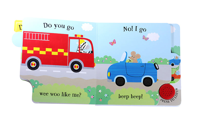 I Go...Beep Beep (Sound Book) Hardcover Book