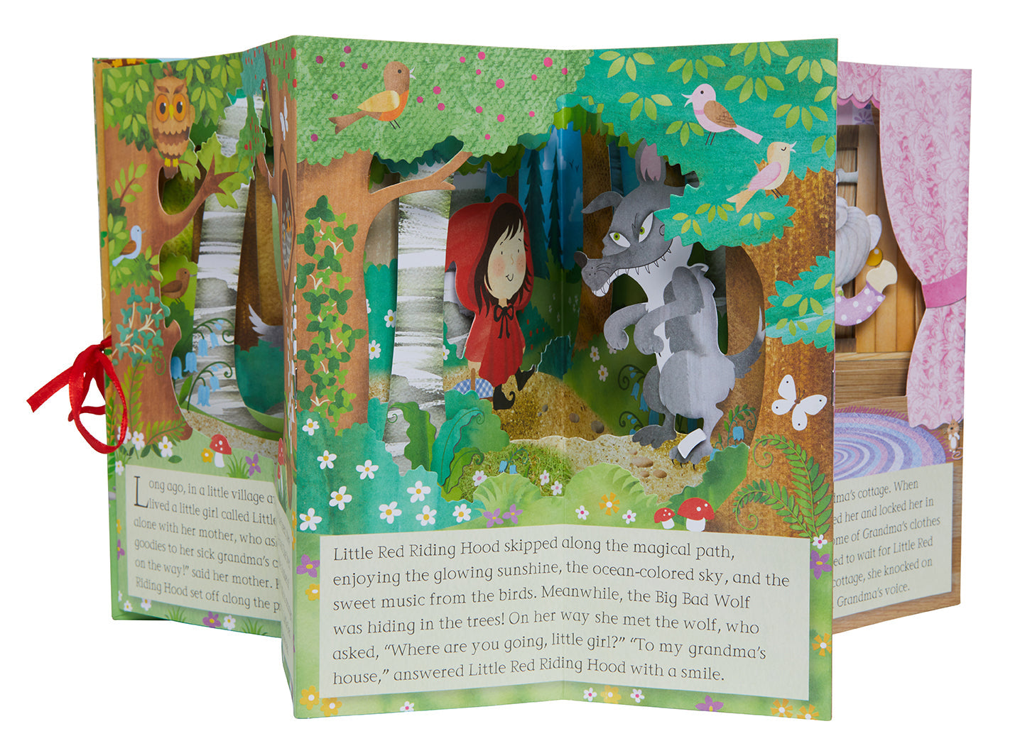 Fairytale Carousel: Little Red Riding Hood Hardcover Book