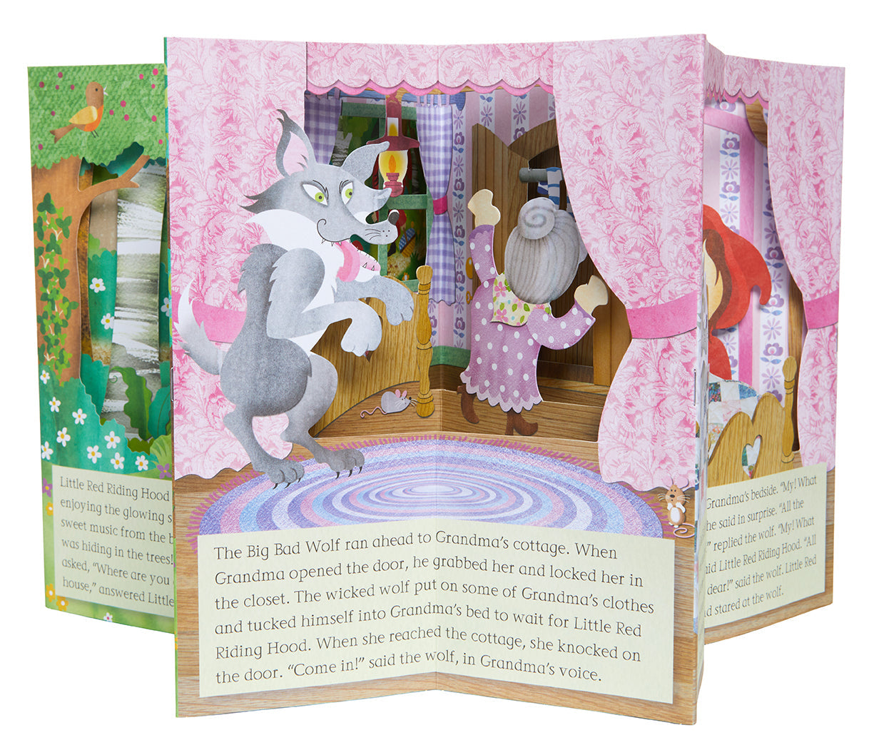 Fairytale Carousel: Little Red Riding Hood Hardcover Book