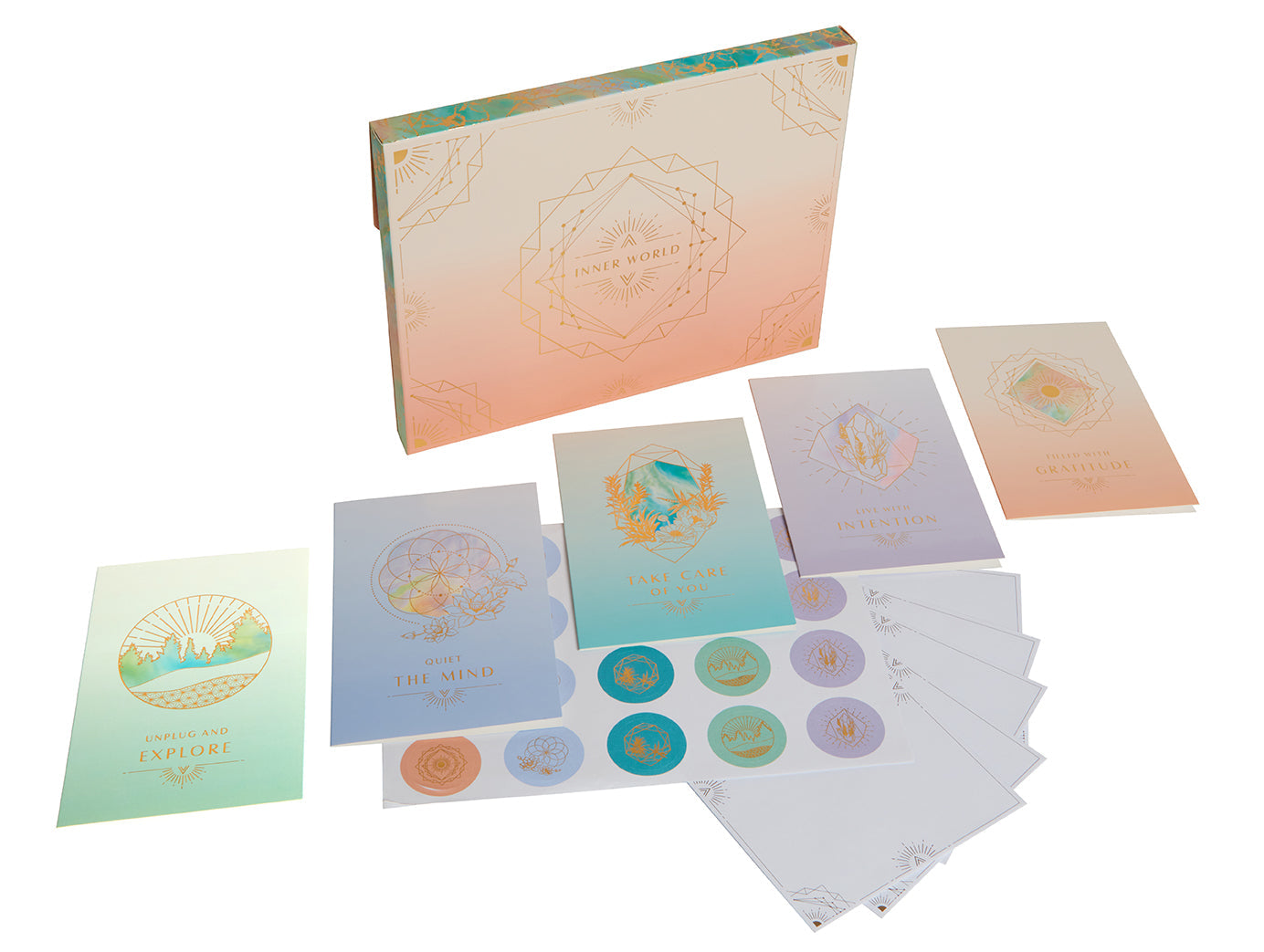 Inner World Card Portfolio Set (Set of 20 Cards) Softcover Book
