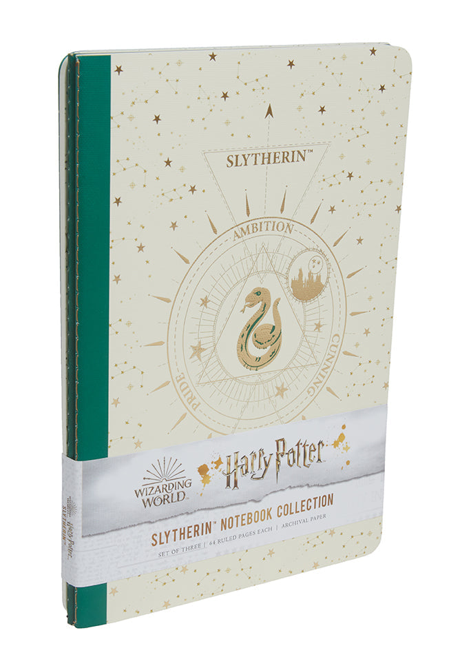 Harry Potter: Slytherin Constellation Sewn Notebook Collection (Set of 3) Softcover Book