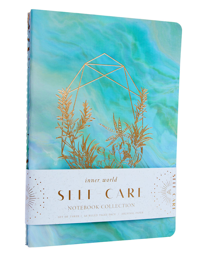 Self-Care Sewn Notebook Collection (Set of 3) Softcover Book