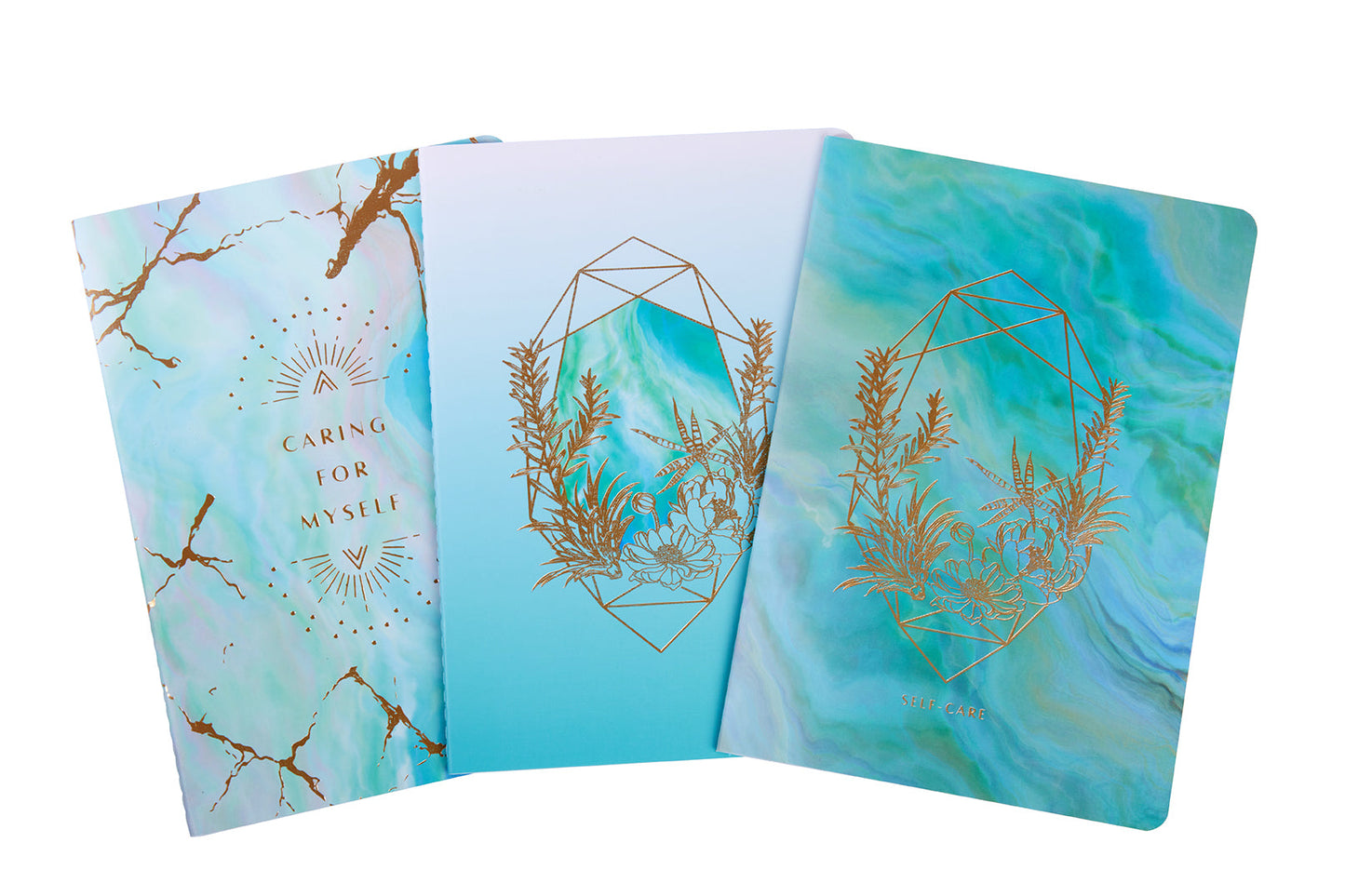 Self-Care Sewn Notebook Collection (Set of 3) Softcover Book