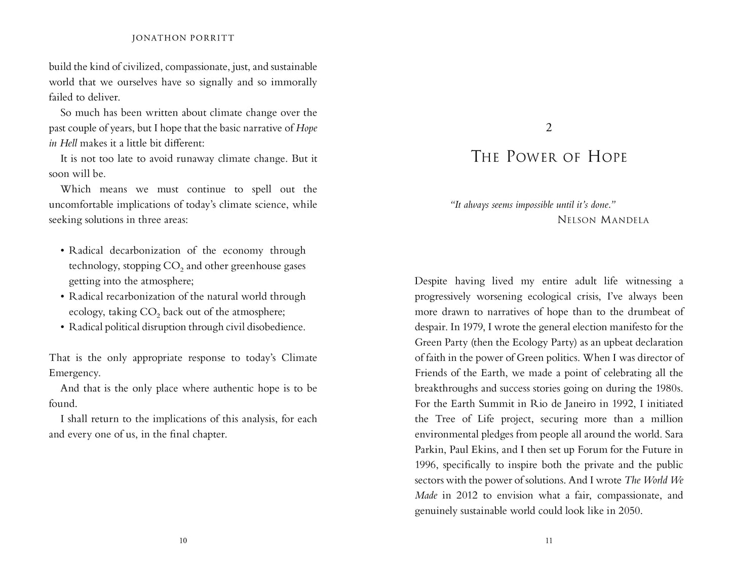 Hope in Hell Hardcover Book