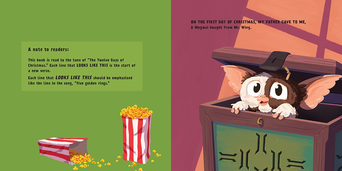 Gremlins: Gizmo's 12 Days of Christmas Hardcover Book
