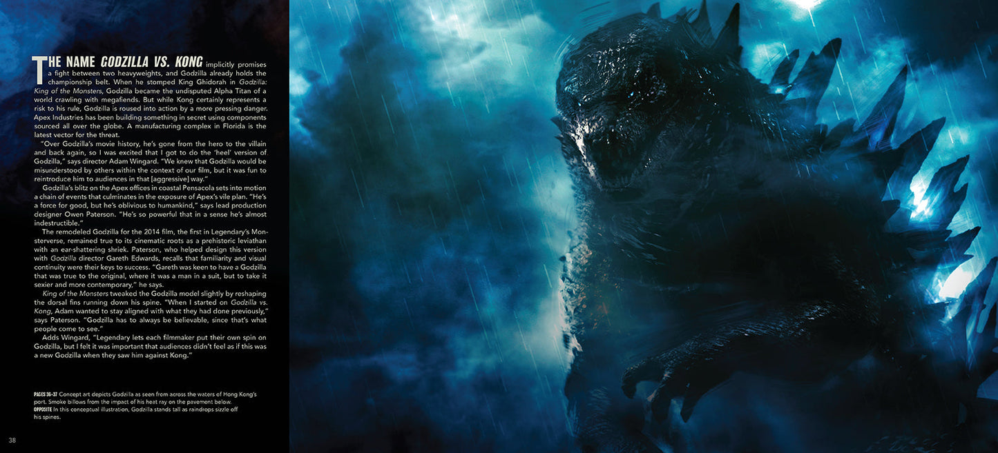Godzilla vs. Kong Hardcover Book