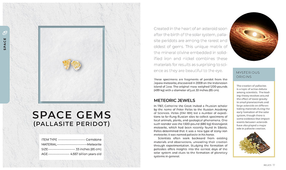 Relics Hardcover Book