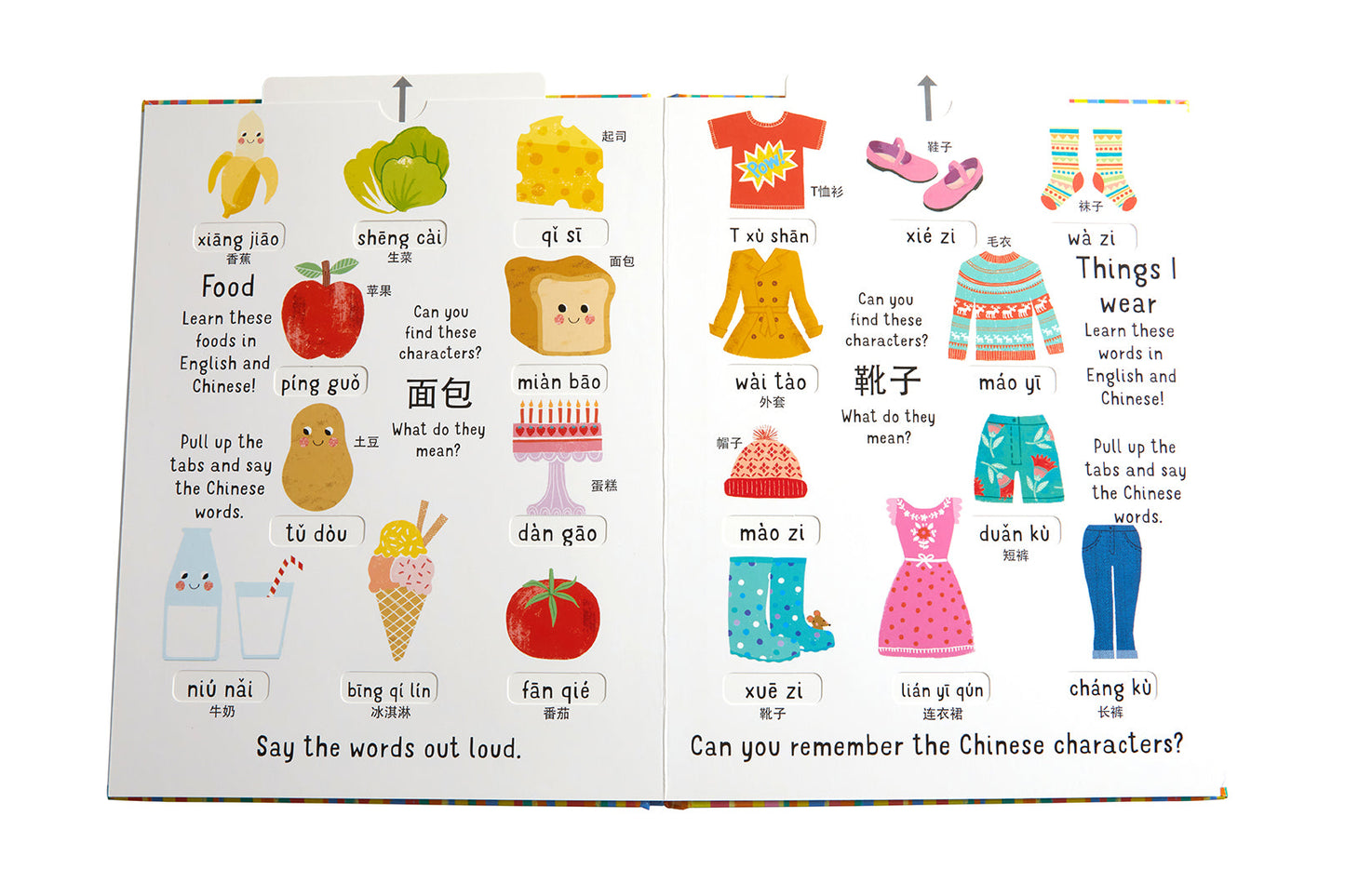 Slide and Seek: 100 Words English-Chinese Hardcover Book
