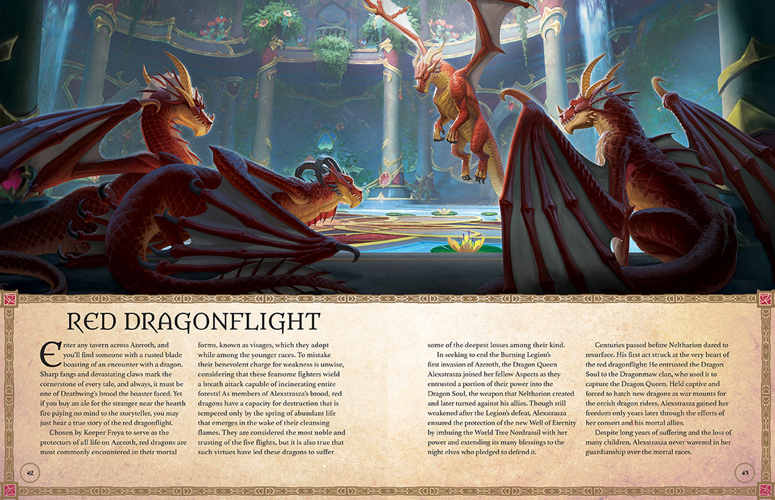 World of Warcraft: The Dragonflight Codex Hardcover Book