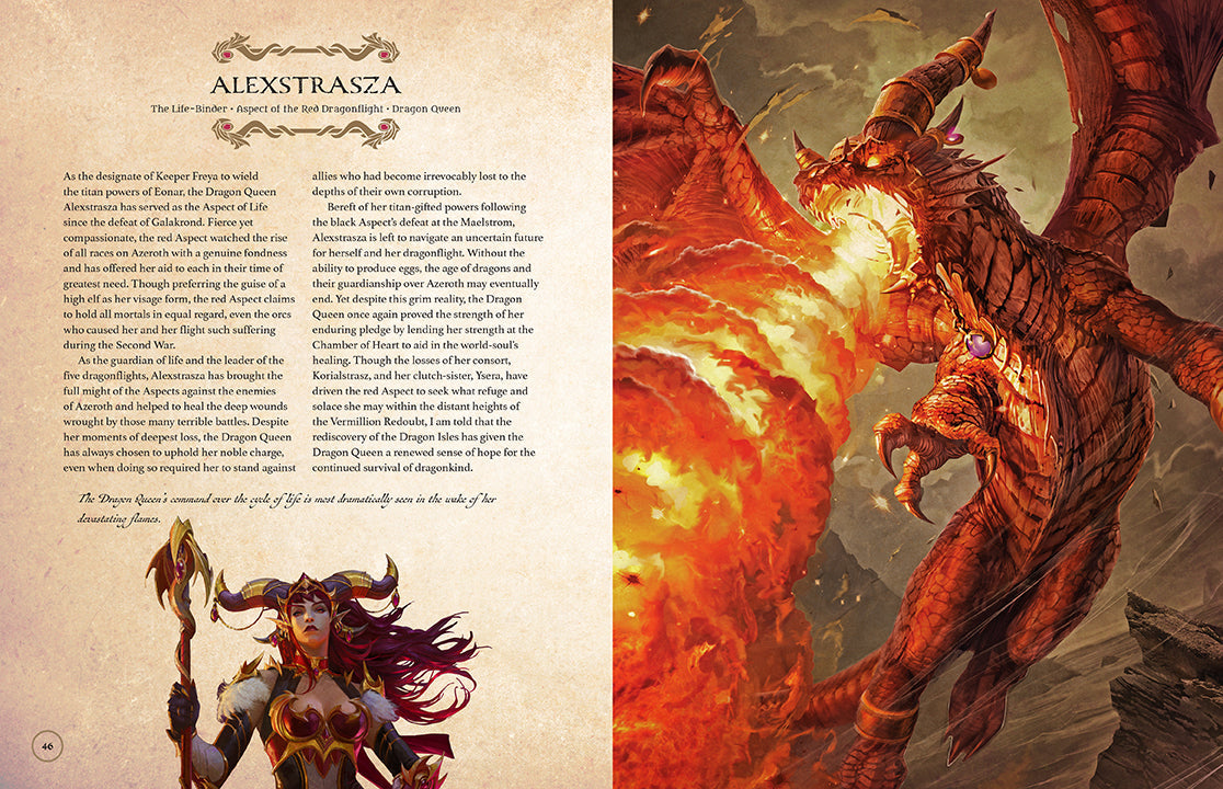 World of Warcraft: The Dragonflight Codex Hardcover Book