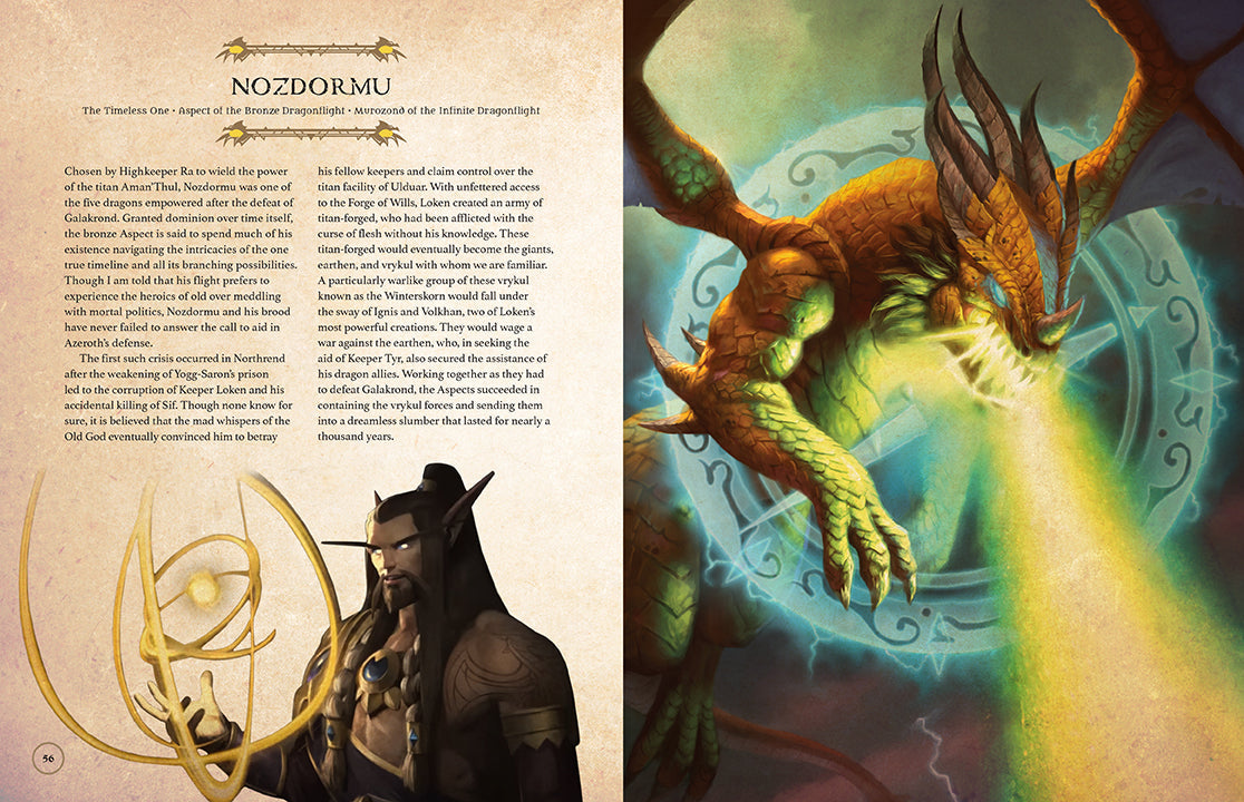 World of Warcraft: The Dragonflight Codex Hardcover Book
