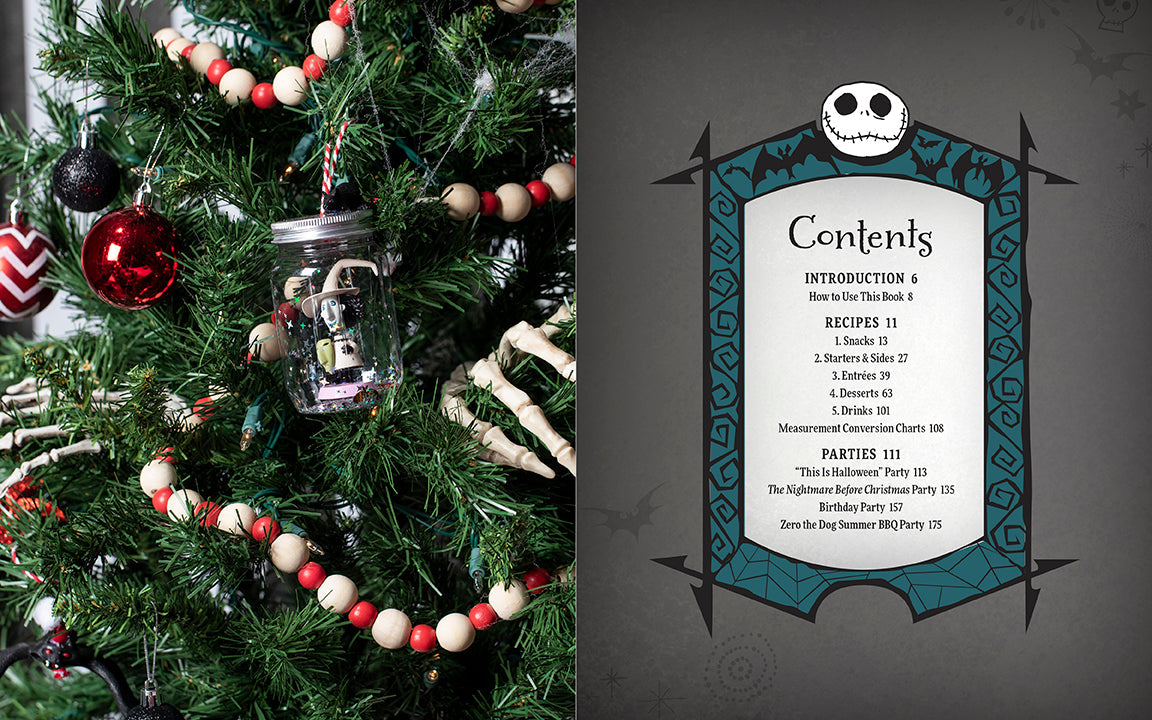 The Nightmare Before Christmas: The Official Cookbook & Entertaining Guide Hardcover Book