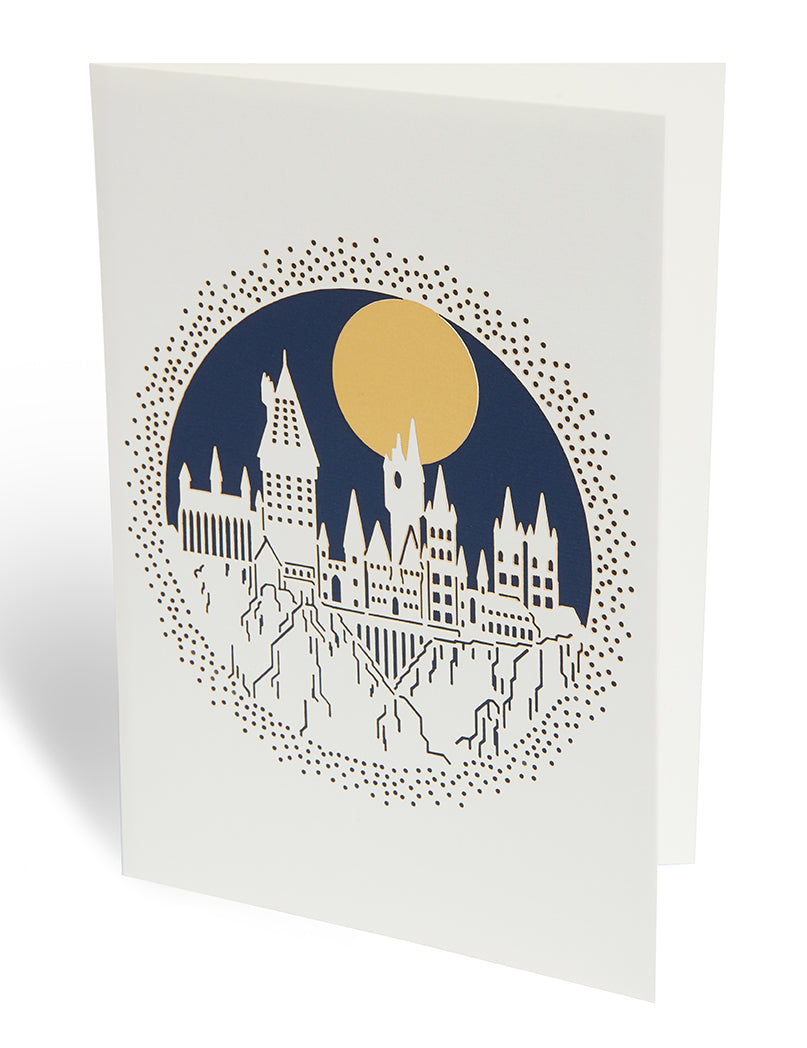 Harry Potter: Hogwarts Laser Die-Cut Card Softcover Book