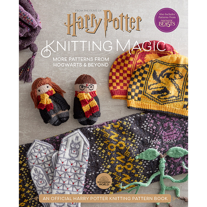 Harry Potter: Knitting Magic: More Patterns From Hogwarts and Beyond Hardcover Book