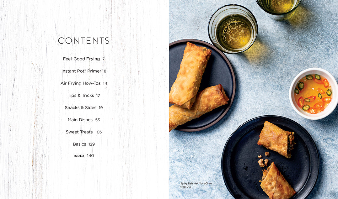 Air Frying with Instant Pot Hardcover Book