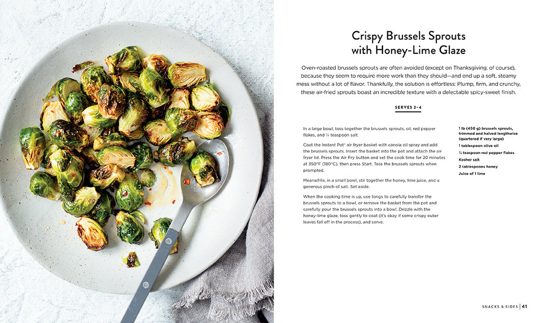 Air Frying with Instant Pot Hardcover Book