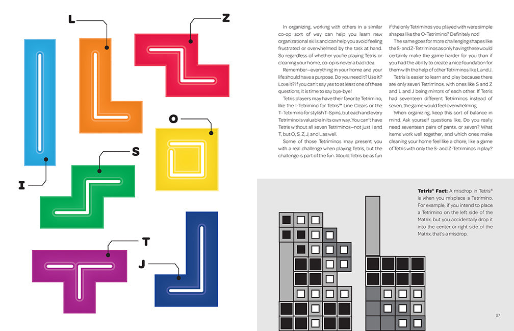 Organizing with Tetris Hardcover Book