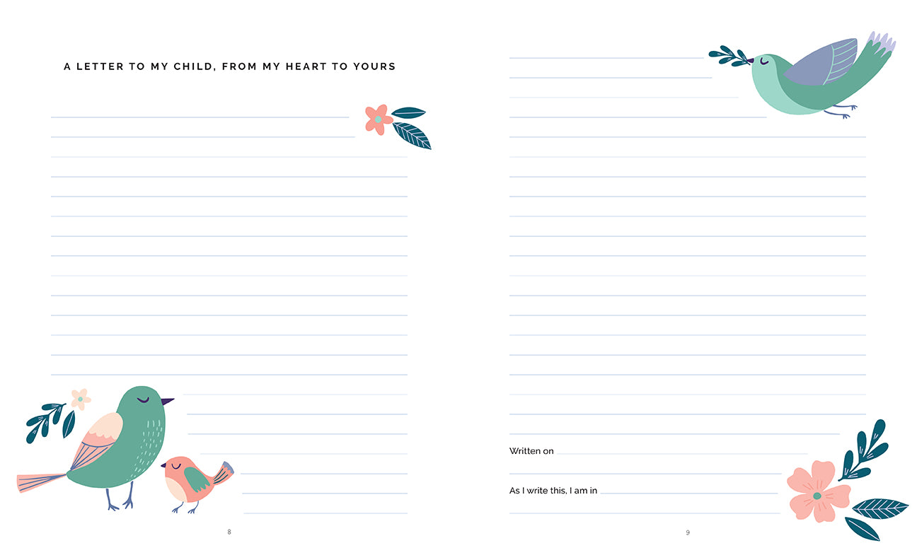 Reflections for My Baby Hardcover Book