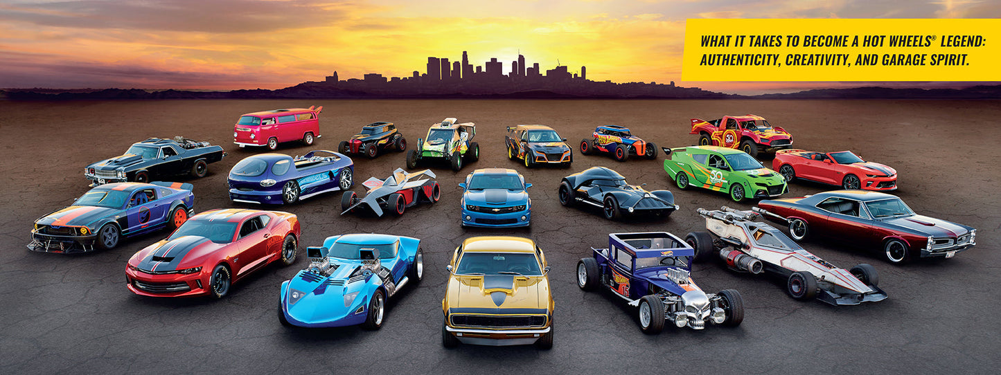 Hot Wheels: Garage of Legends Hardcover Book