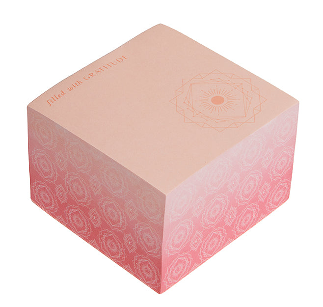 Gratitude Memo Cube Softcover Book