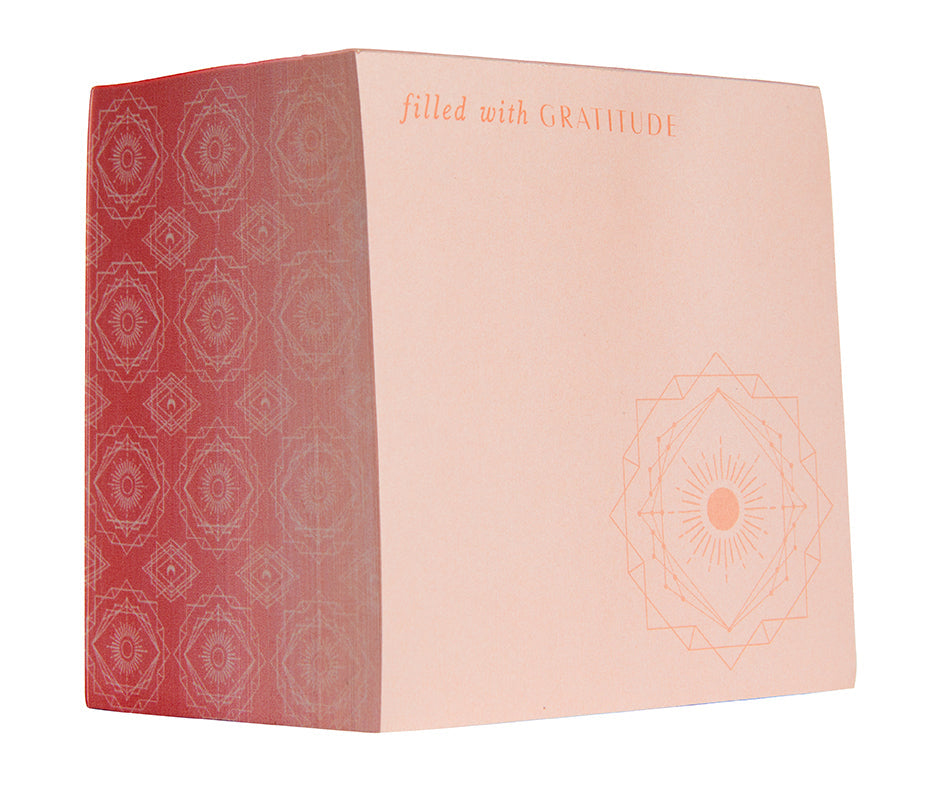 Gratitude Memo Cube Softcover Book