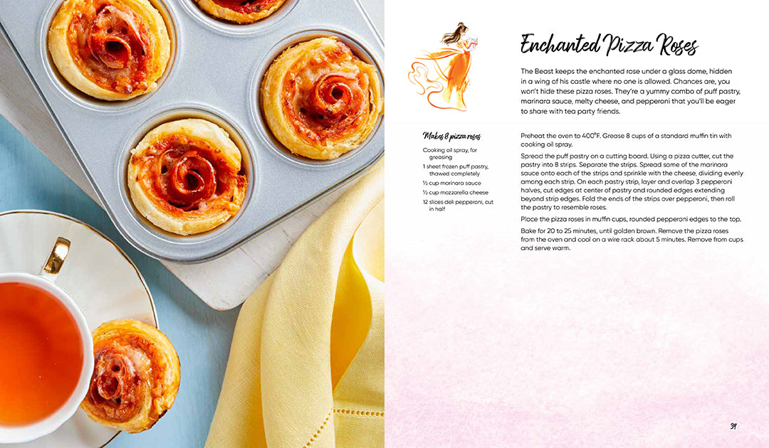 Disney Princess Tea Parties CookHardcover Book