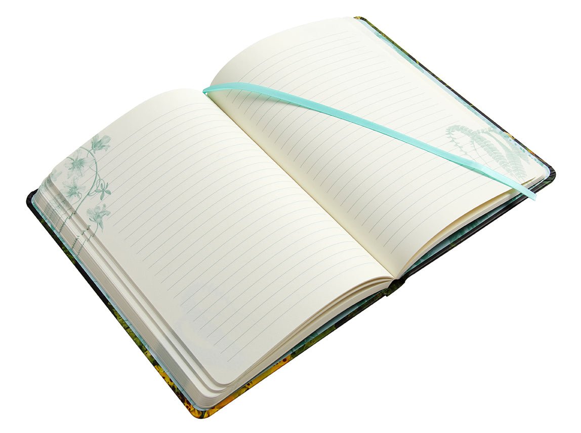 Art of Nature: Botanical Hardcover Ruled Journal Hardcover Book
