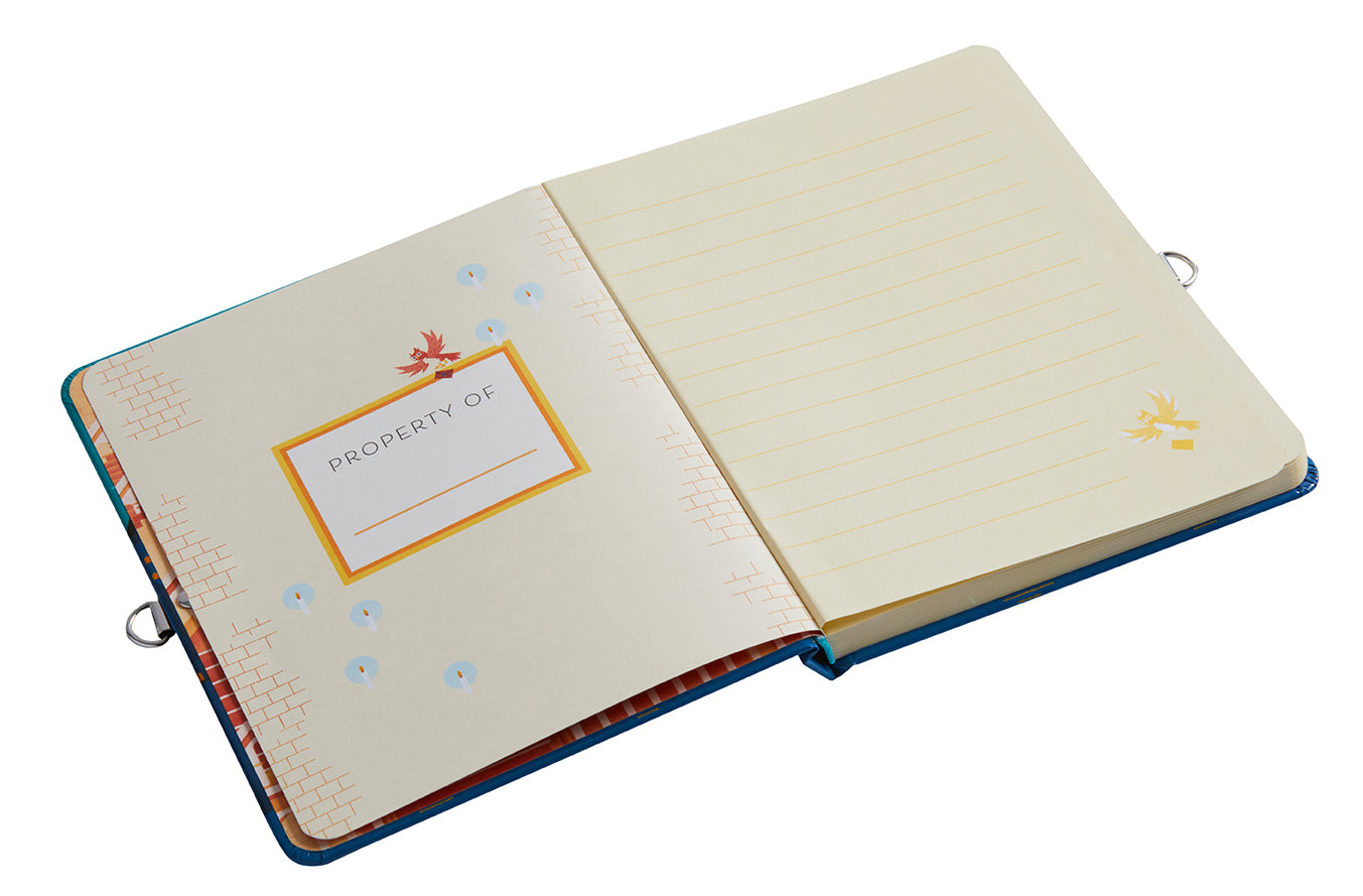 Harry Potter: Hogwarts Castle at Night Lock & Key Diary Hardcover Book